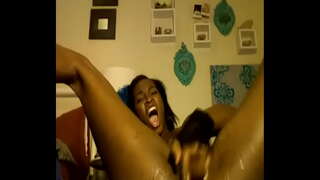 Onanerar web cam spruta