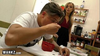 ���ट्टर लैटिना milf - आदमी उसकी बहुत गर्म चरण माँ!