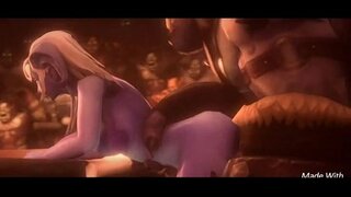 Ogre jebe devojku TEŠKO