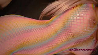 Tetona Puta Rubia Se Masturba Con Su Larga Lollipop