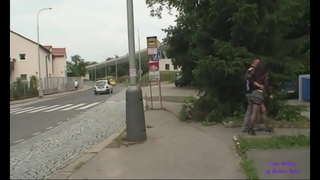 Võta noor hoor fuck all silla avalik park